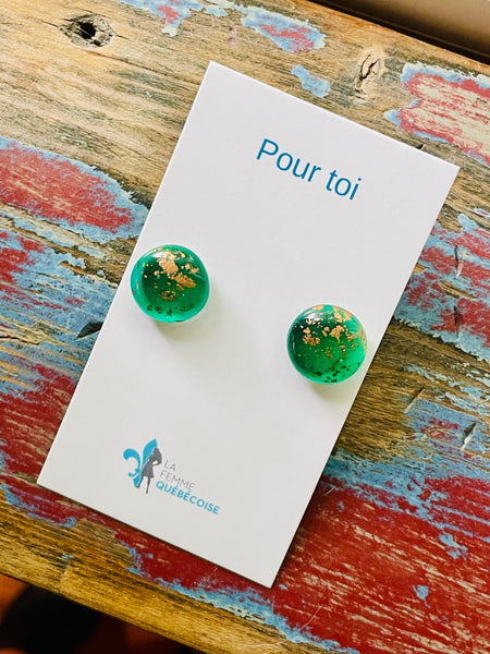 Brille dans le noir vert