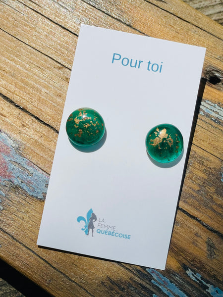 Brille dans le noir vert