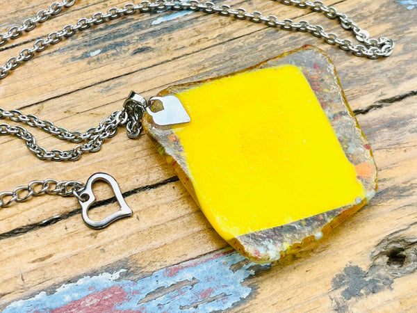 Collier Jaune soleil joie de vivre