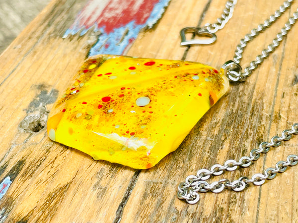 Collier Jaune soleil joie de vivre