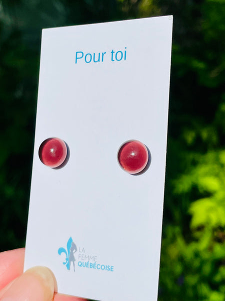 Boucles d’oreilles Bourgogne